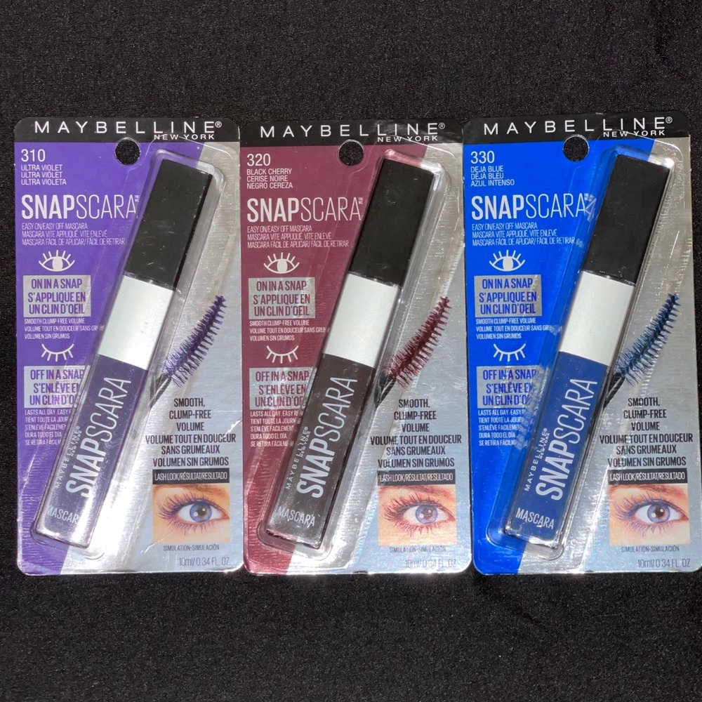 MAYBELLINE Snapscara Mascara 3 pack